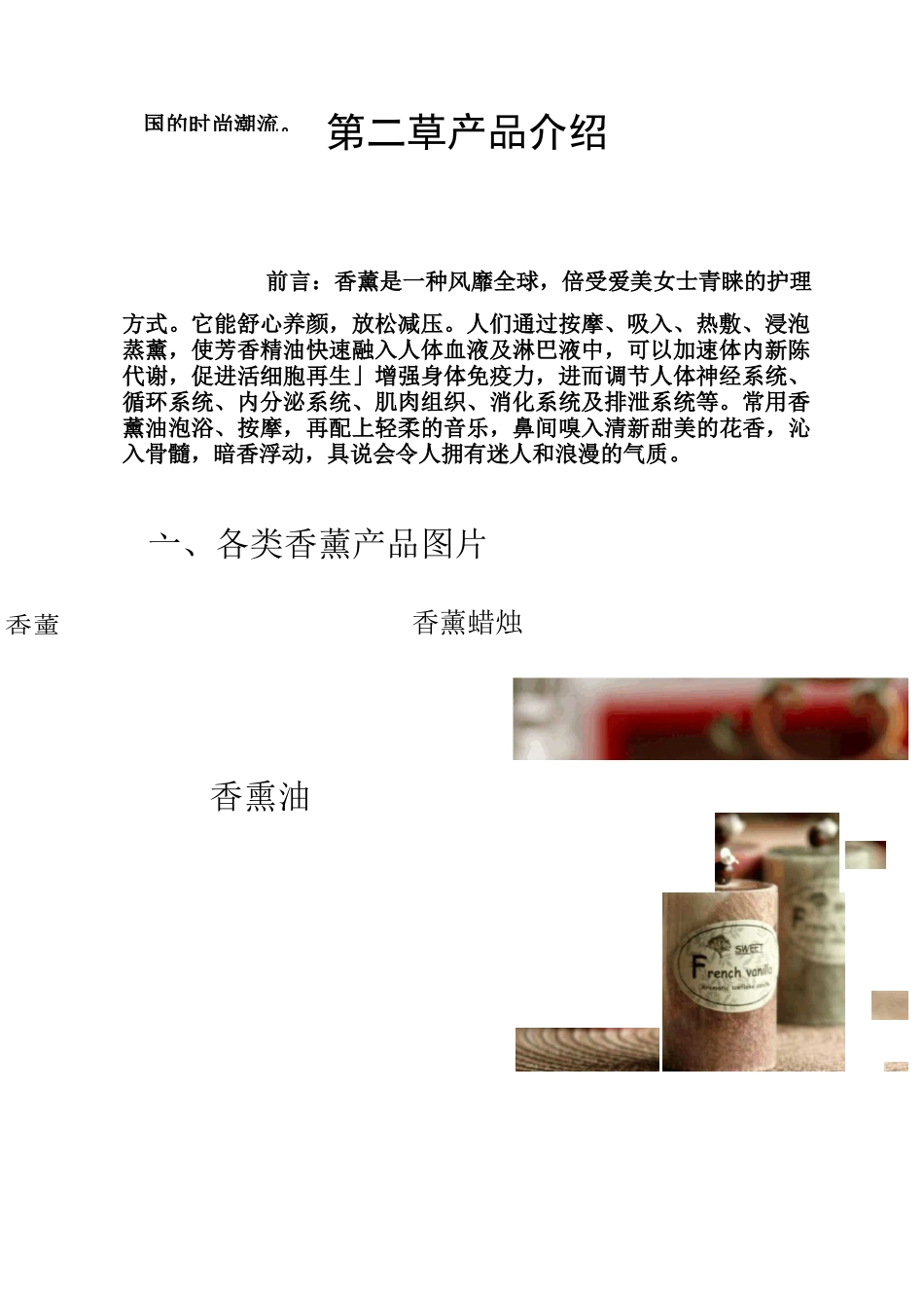 香薰精油创业计划书_第2页