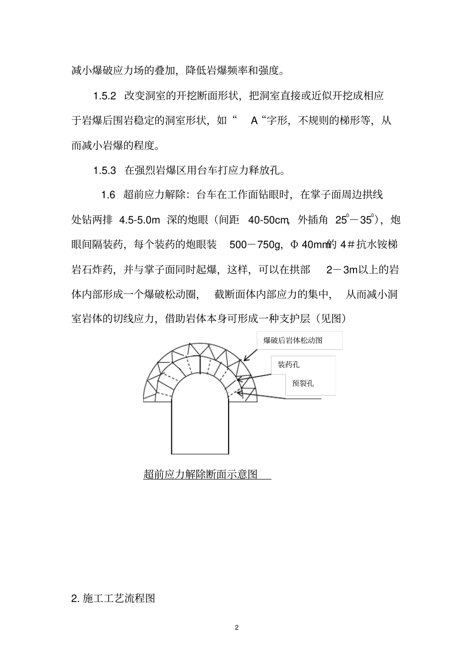 岩爆地质隧道施工方案_第2页
