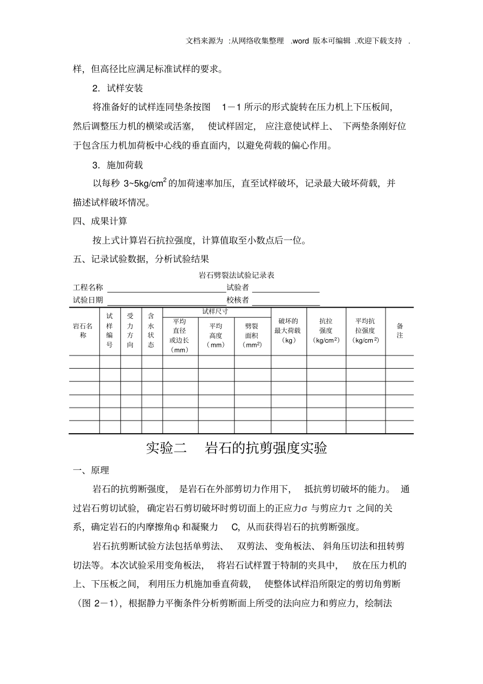 岩石的几种试验法_第2页