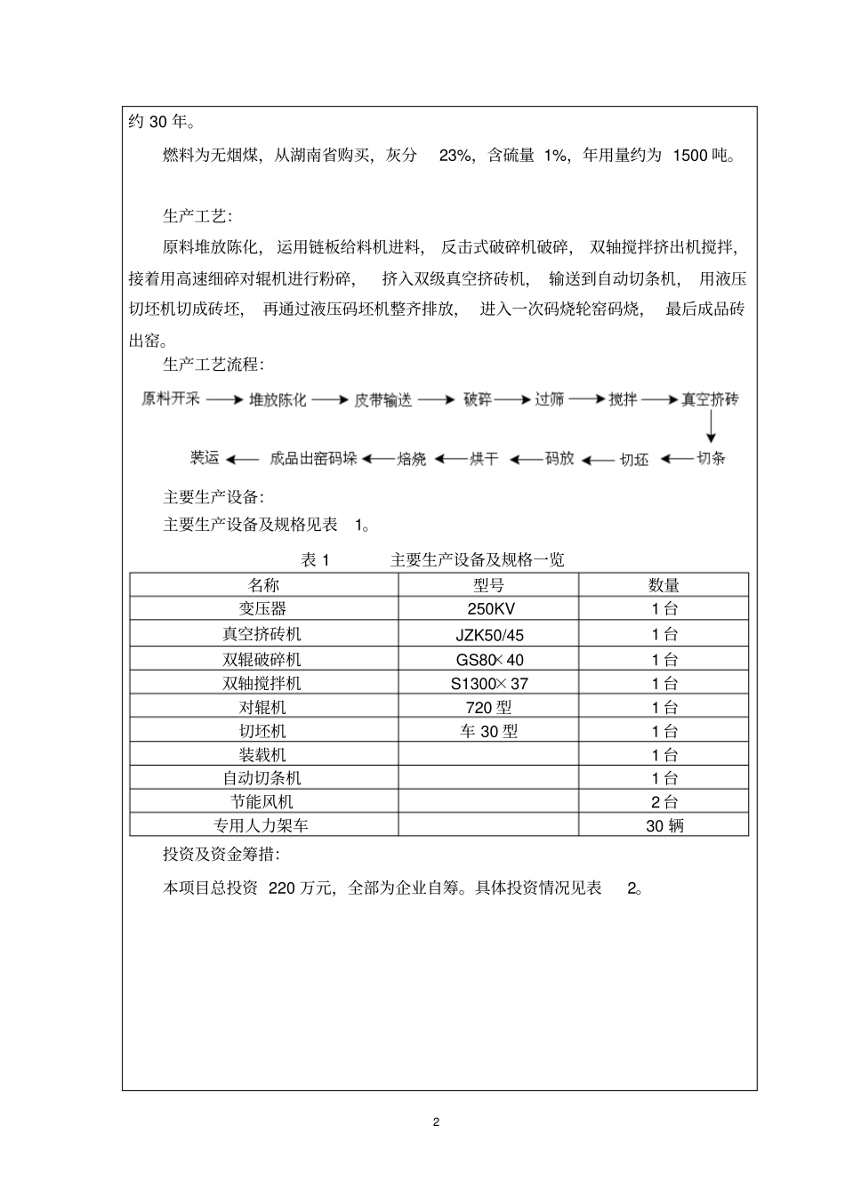 岩空心砖建设项目环境影响评价报告书_第3页