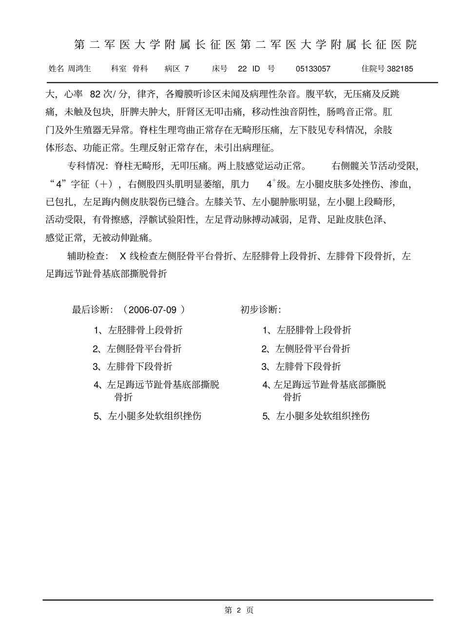 左胫腓骨上段骨折汇总_第2页