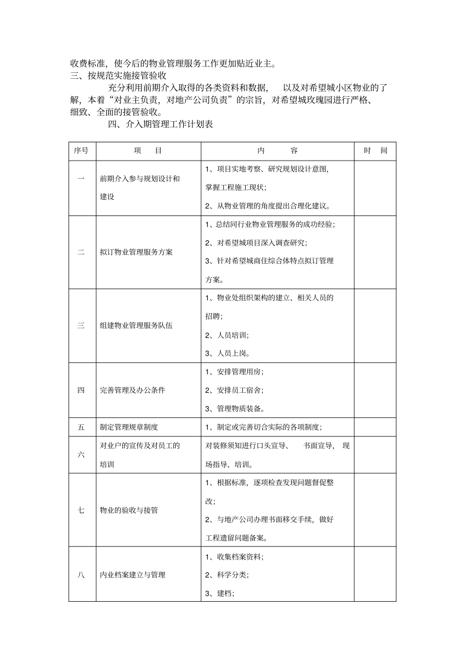 希望置业物业管理运作计划_第2页