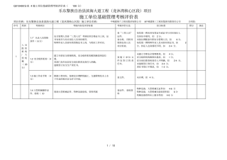 平安工地检查表格