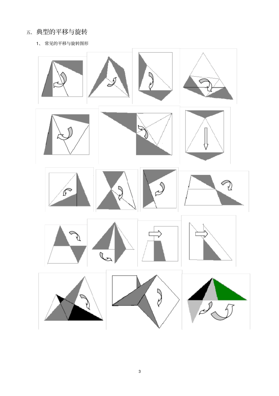 平移与旋转知识归纳_第3页