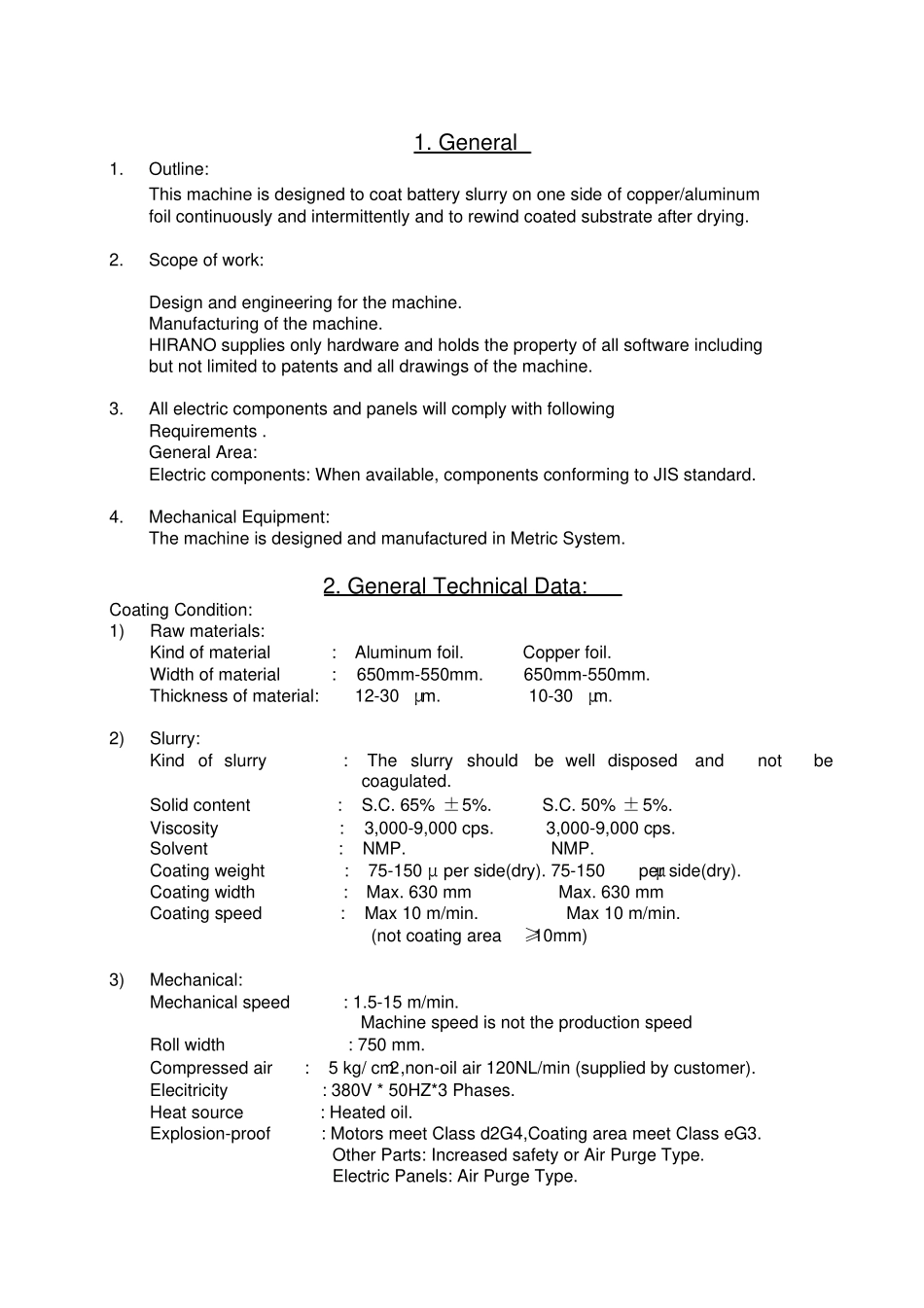 平野涂布机英文技术参数分析_第2页
