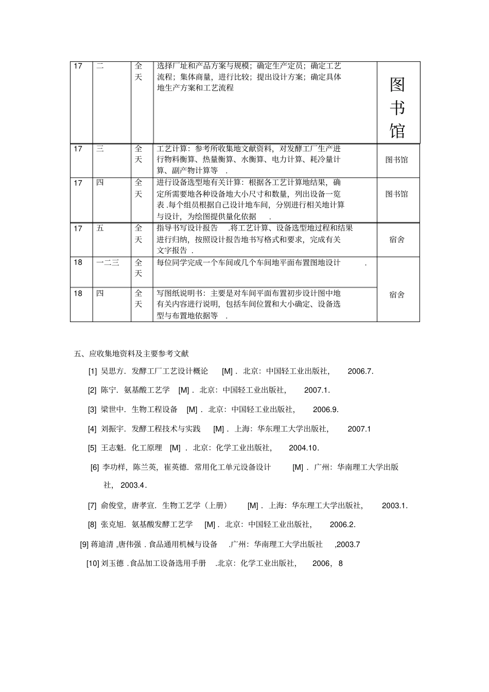 年产10万吨味精厂发酵车间设计课程设计_第3页