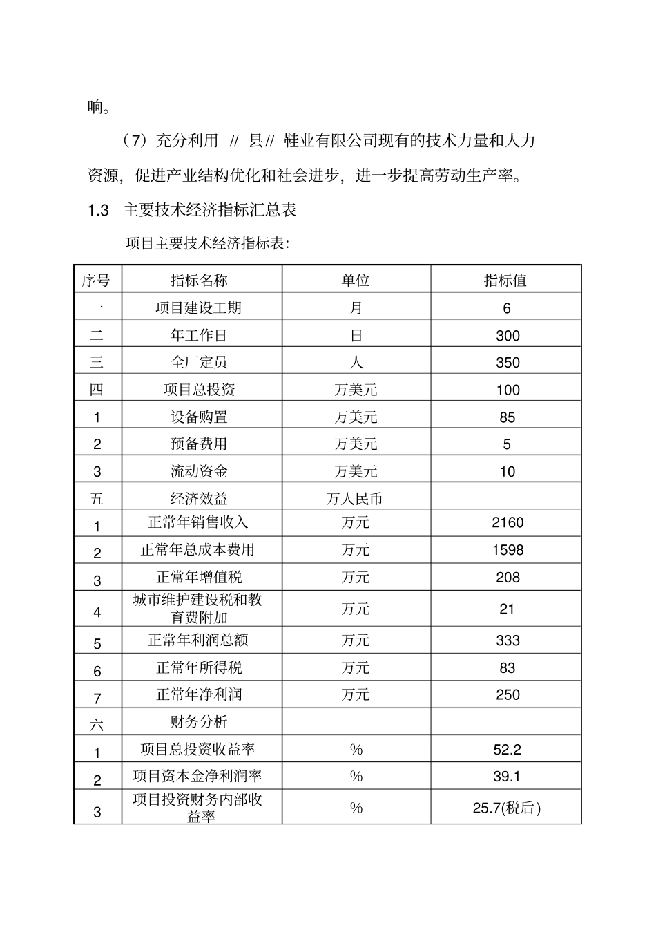 年产120万双鞋面生产线项目可行性研究报告_第3页