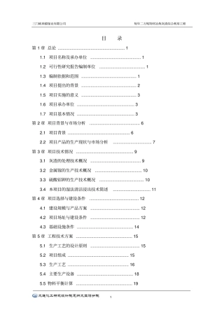 年产2万吨特材冶炼灰渣综合利用工程可行性研究报告