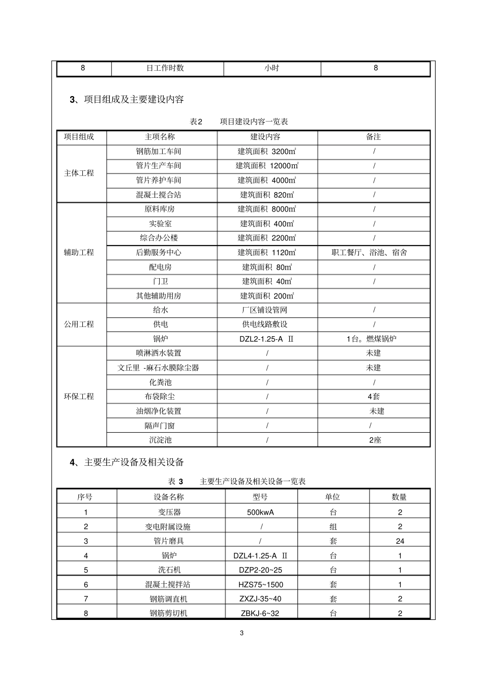 年产地铁盾构混凝土管片20000环项目可行性环境影响评价评价报告书_第3页