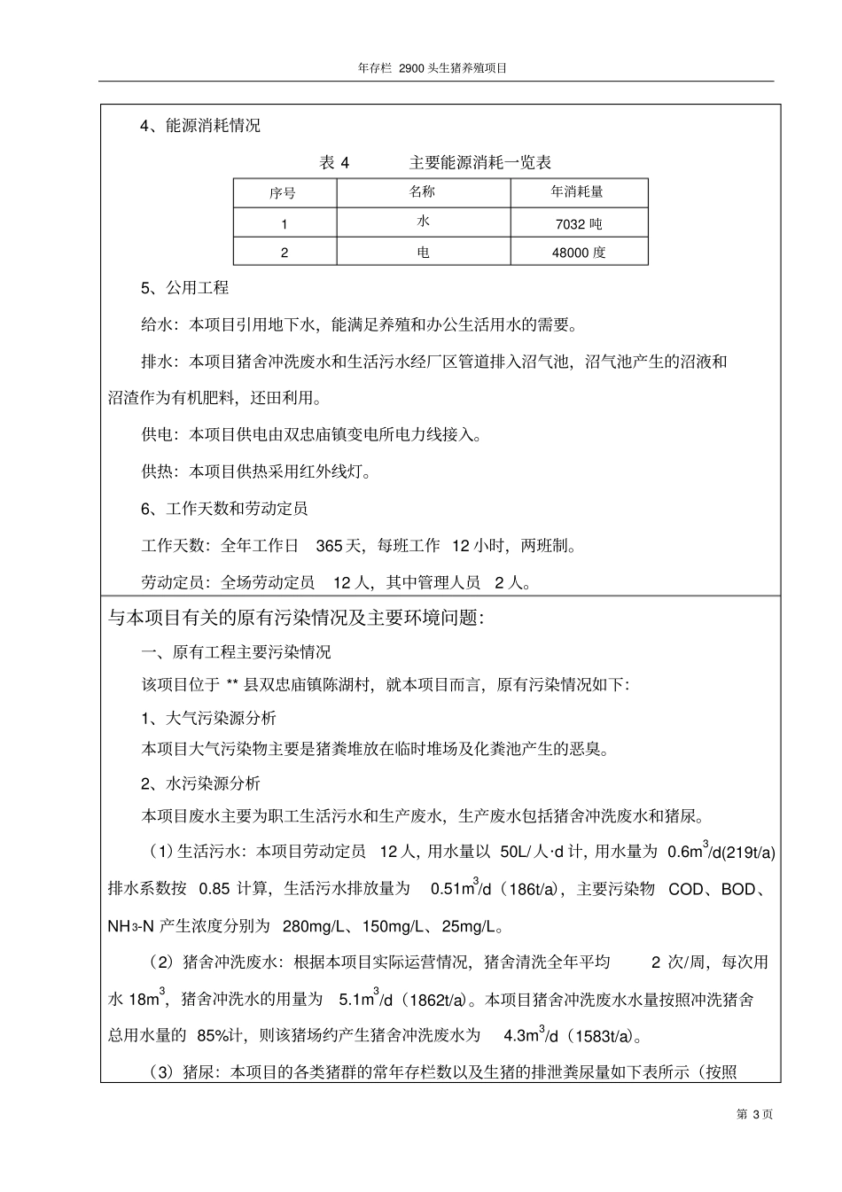 年存栏2900头生猪养殖项目环境评价报告书_第3页