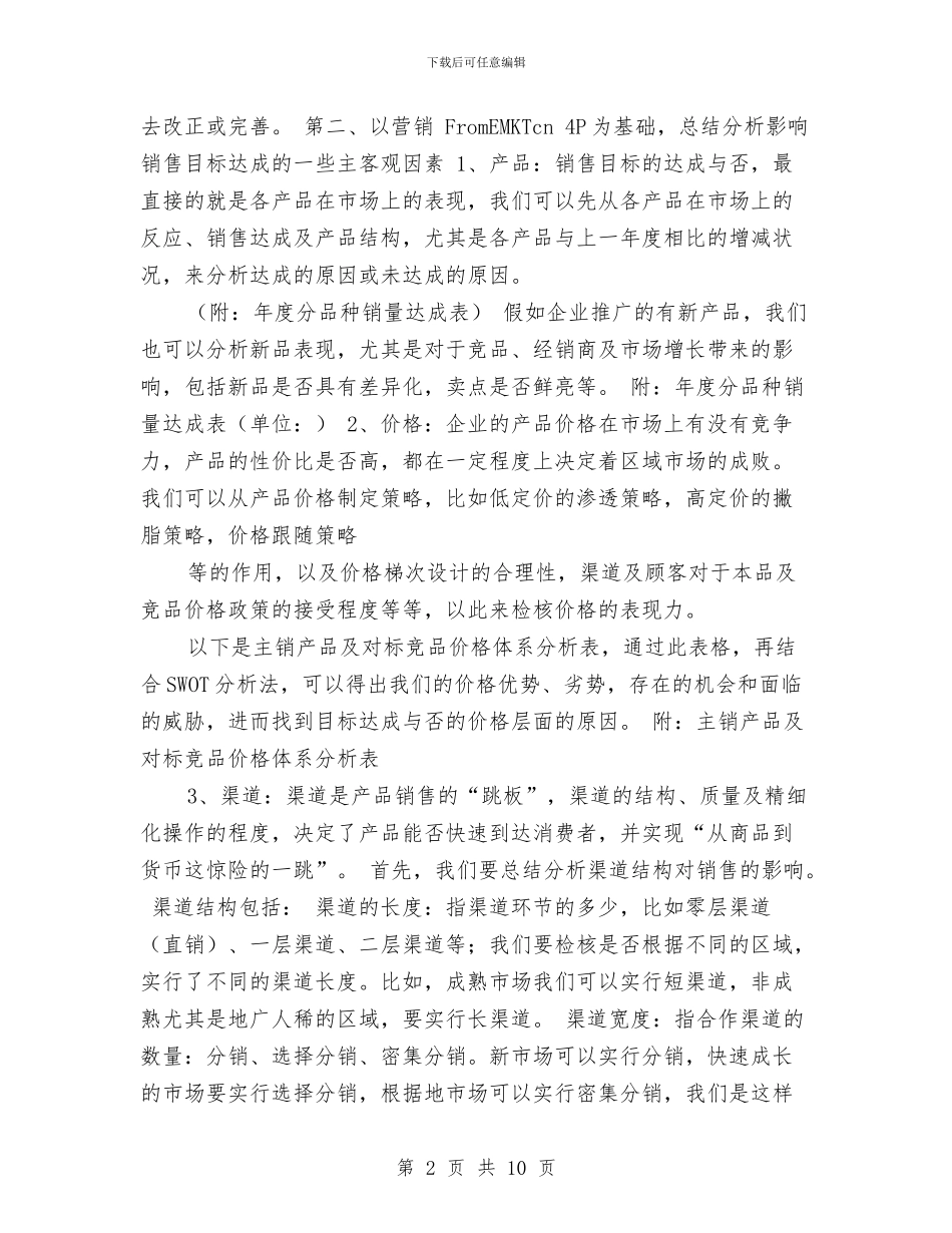 销售人员年终总结与销售人员招聘工作总结汇编_第2页