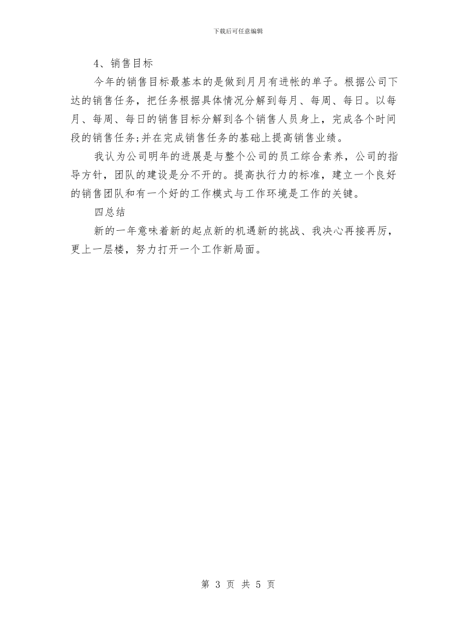 销售内勤年度总结2024与销售内勤年终个人总结汇编_第3页
