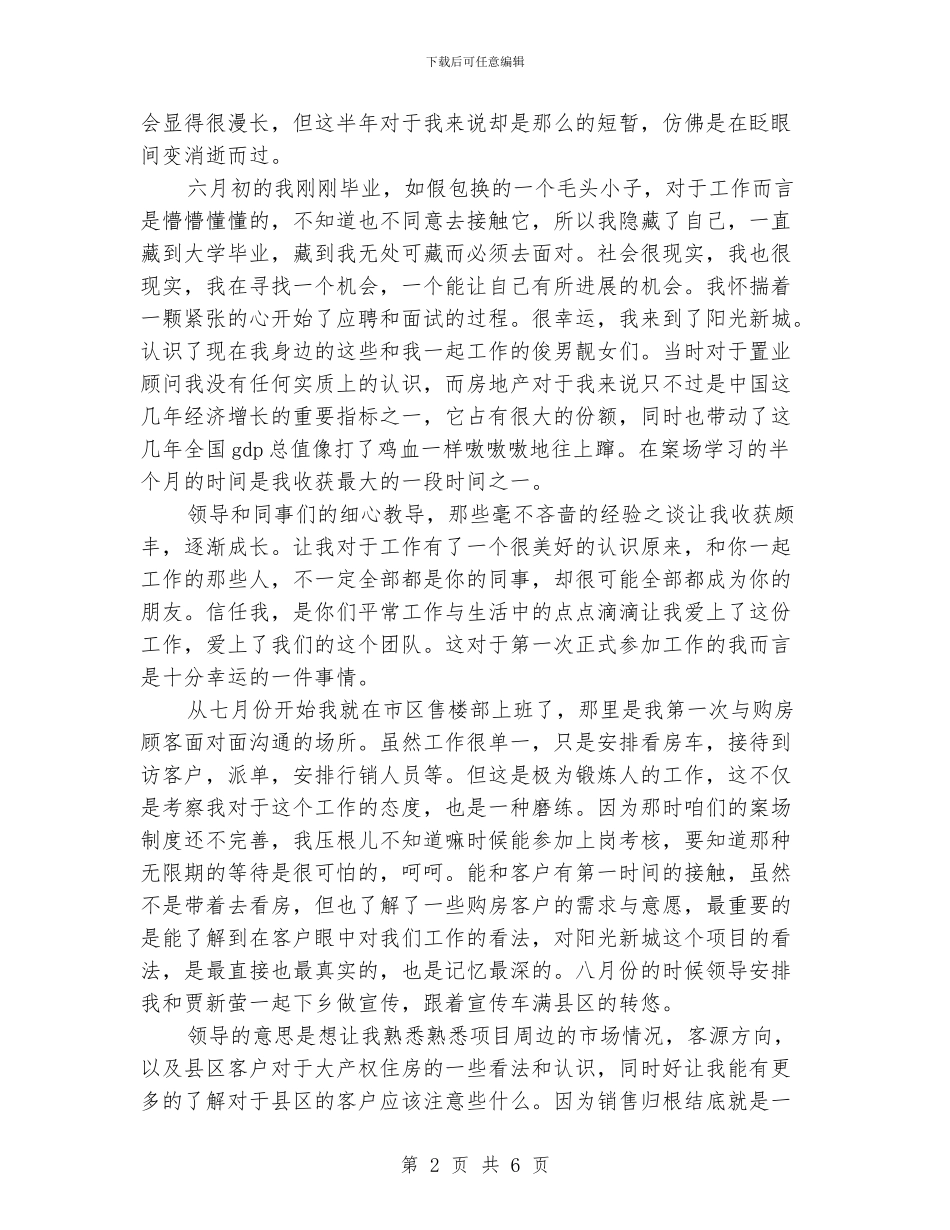 销售顾问工作计划4篇_第2页