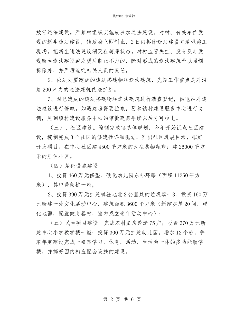 镇委办城镇化建设意见与镇委办机关思想作风整顿意见汇编_第2页