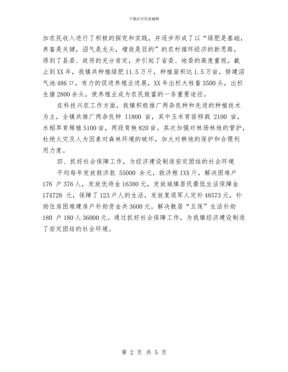 镇长个人工作总结与镇长助理个人工作总结汇编_第2页