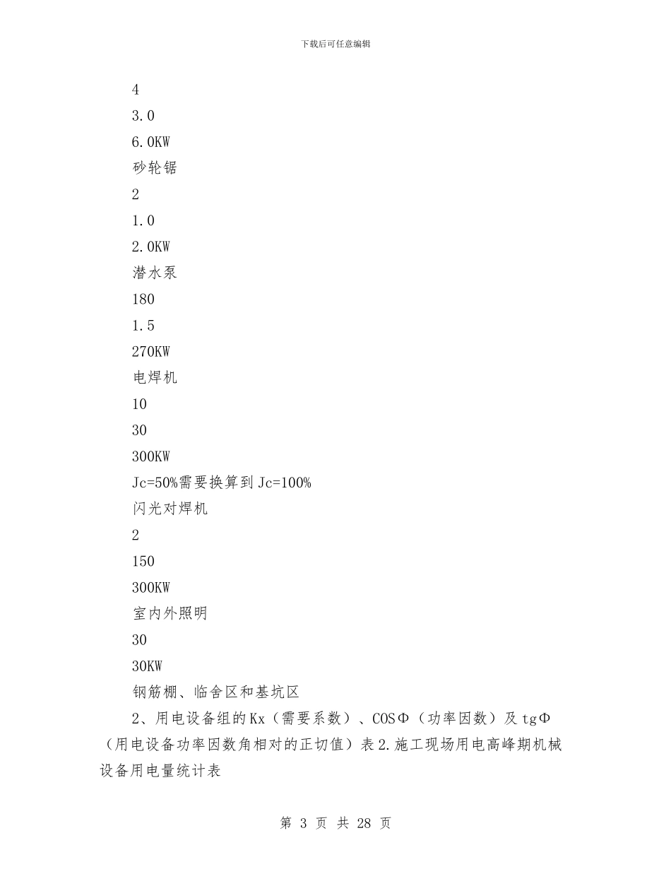 长春站综合交通换乘中心工程临时用电施工方案与长途汽车公司特殊天气安全生产响应方案汇编_第3页