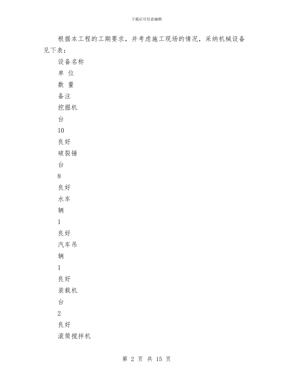 雨水管首件施工方案与雨污水管道安全施工技术方案汇编_第2页