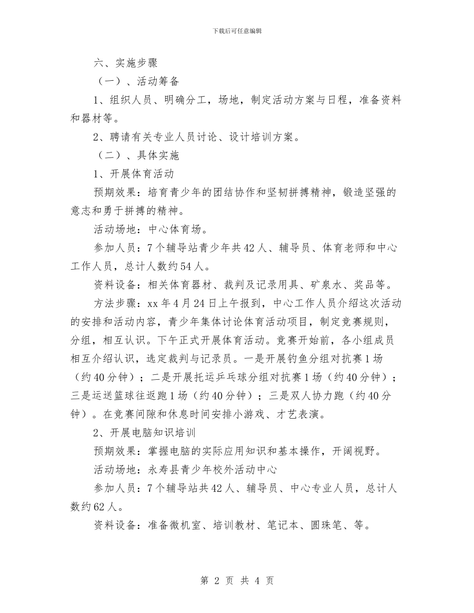 青少年校外活动方案与青少年演讲稿——远离网络汇编_第2页