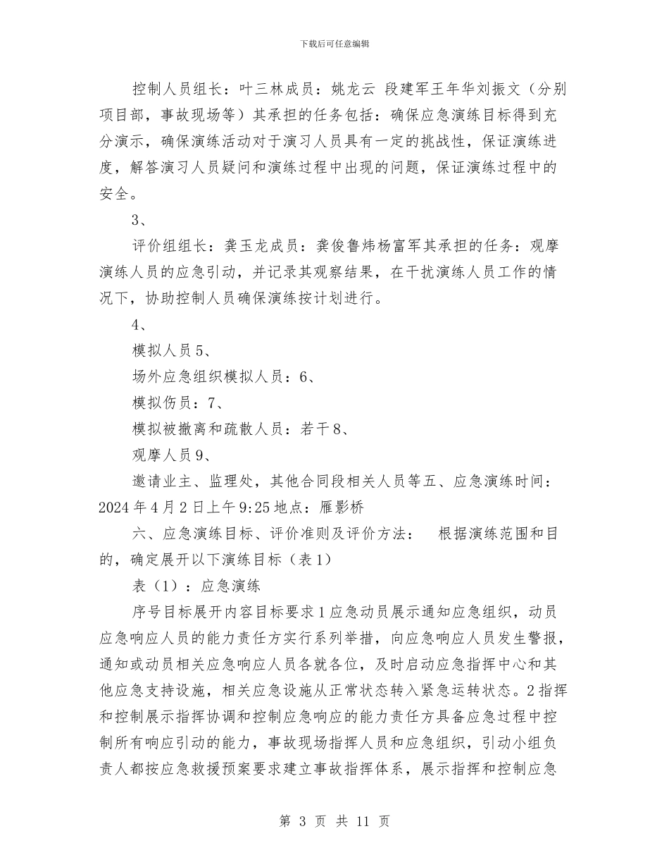 高空坠落应急演练方案与高空悬挂作业安全施工方案汇编_第3页