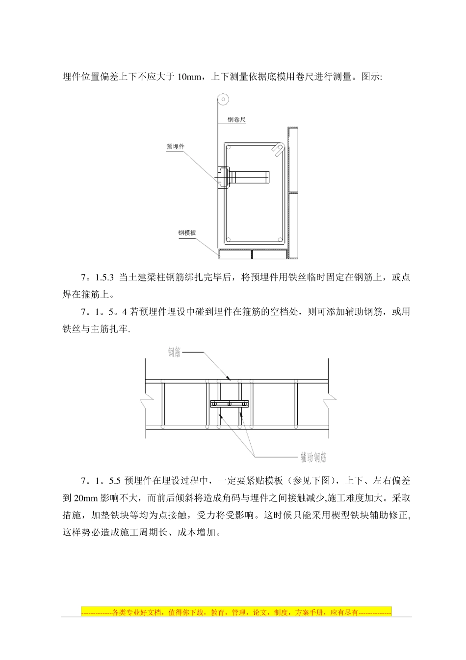 槽式埋件施工方案_第3页