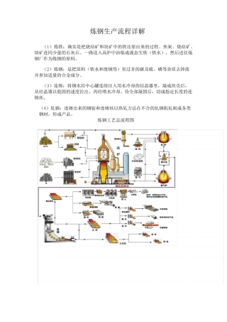 炼钢生产流程详解