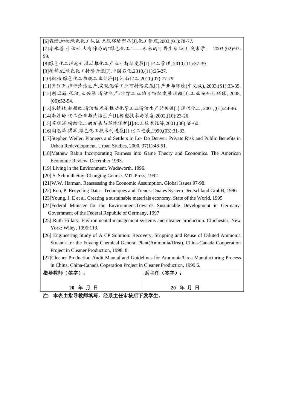 《化学工业中的清洁生产》任务书_第2页