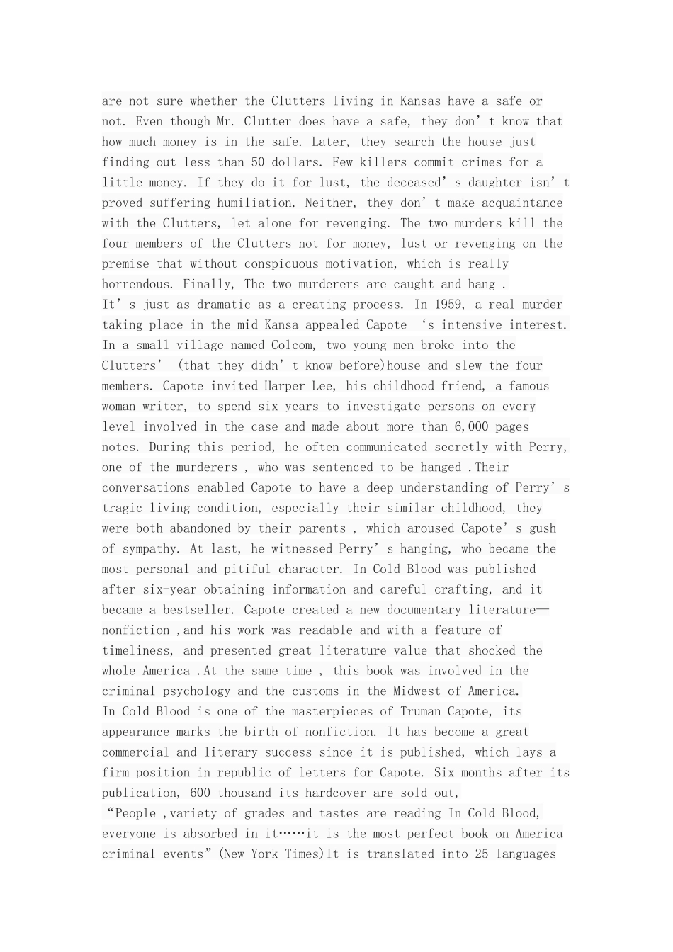 《冷血》中社会环境对佩里·史密斯的影响_第3页