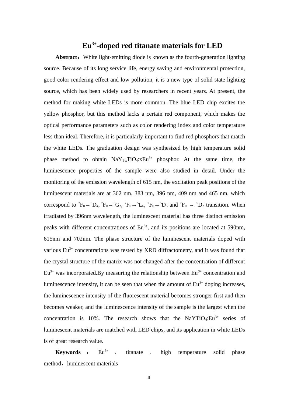 Eu3+掺杂钛酸盐红色LED材料_第2页