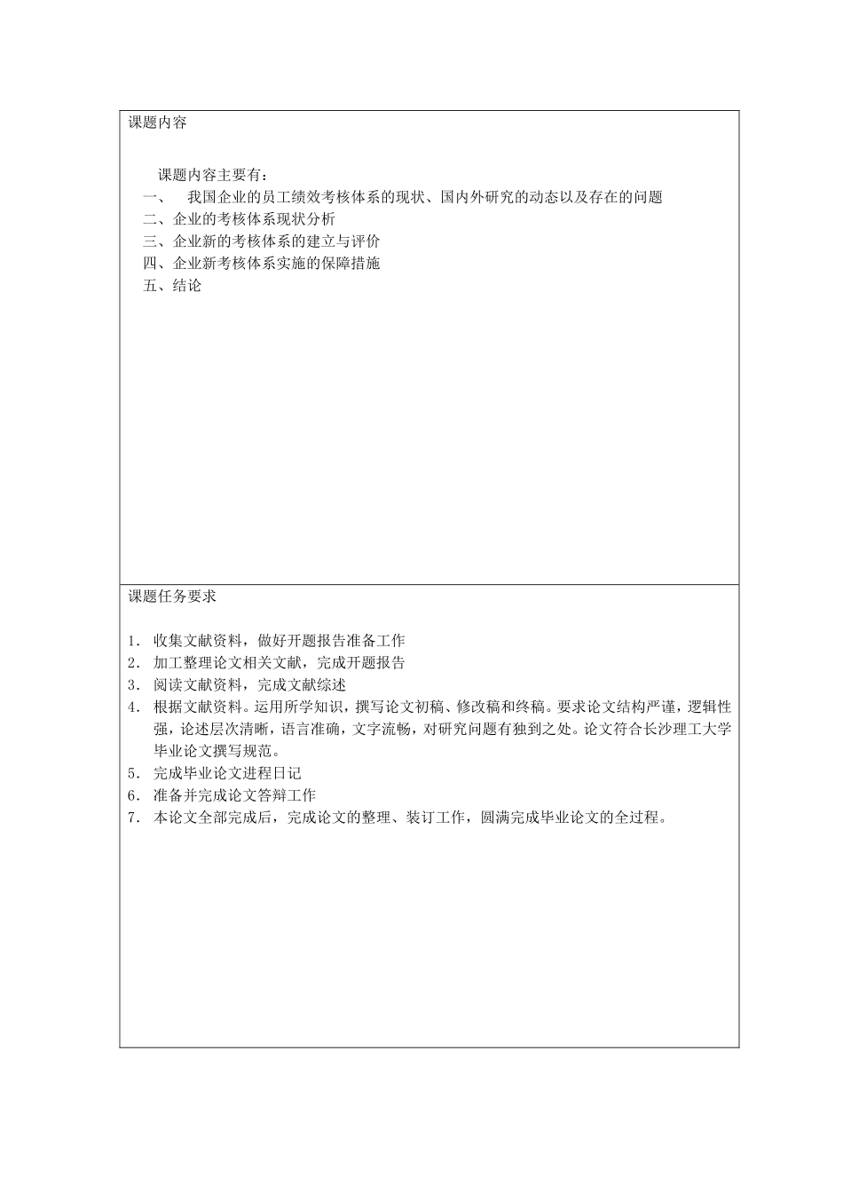 xx地产开发有限公司人力资源绩效考评研究任务书_第2页