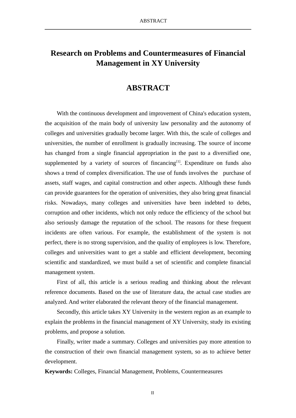 XY高校财务管理存在的问题及其对策研究_第3页