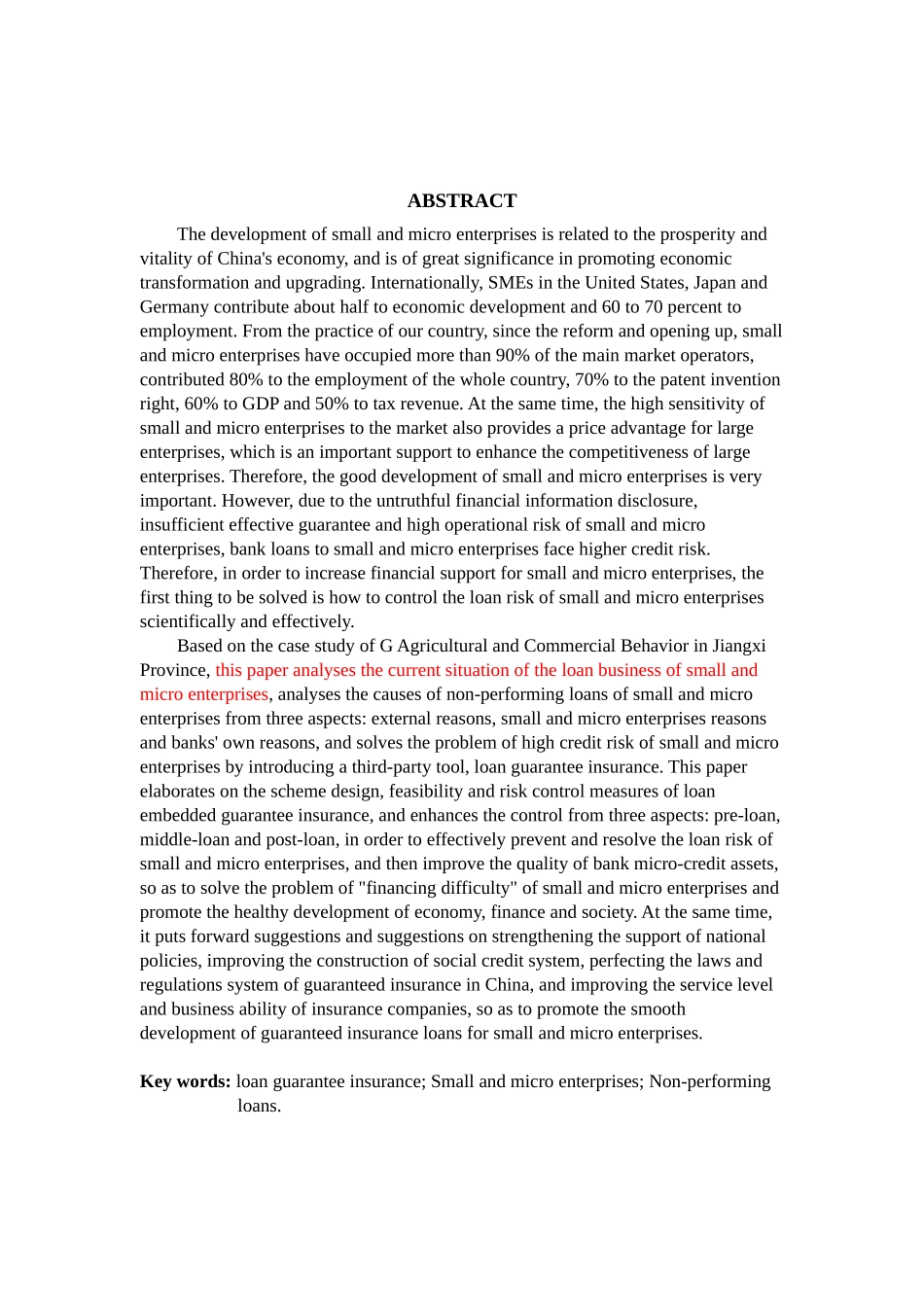 保证保险视角下江西G农商行小微信贷_第2页