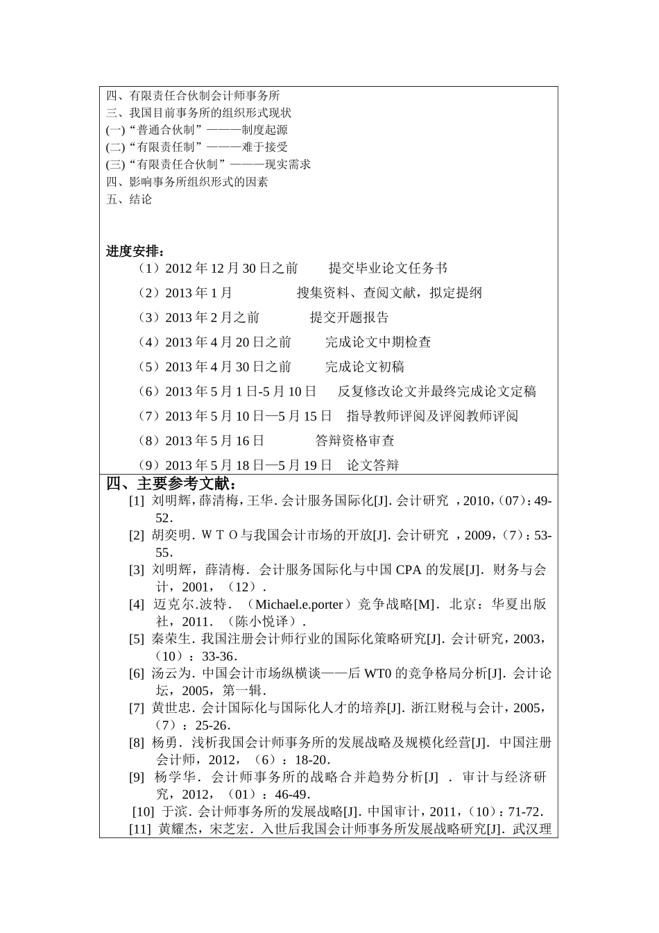 会计事务所竞争能力分析与战略选择开题报告_第3页