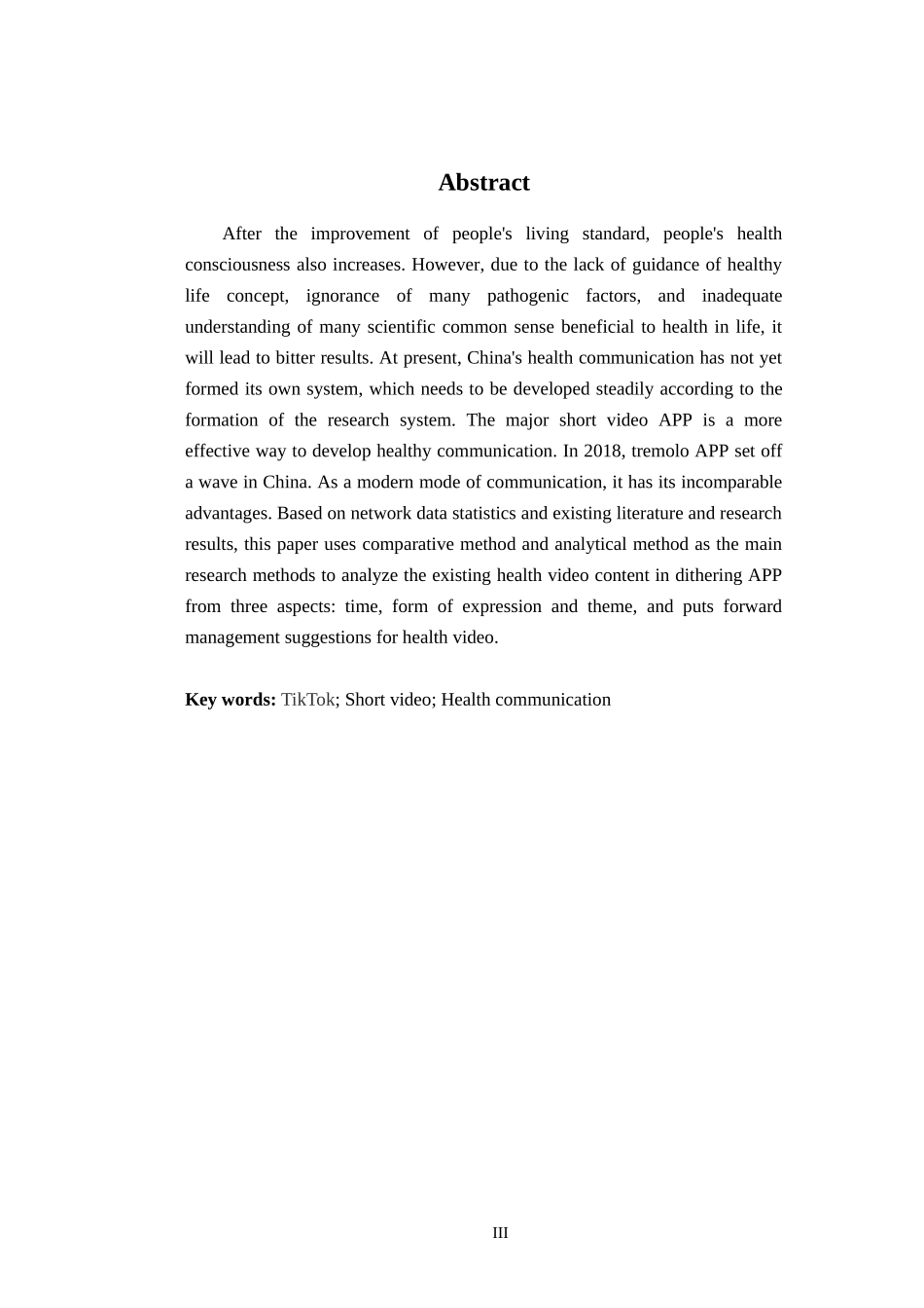 基于“抖音”短视频的健康传播内容分析研究_第3页
