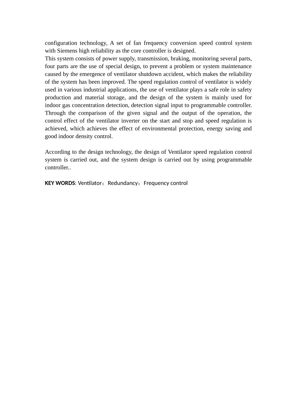 基于PLC的通风机转速调节控制系统设计_第2页