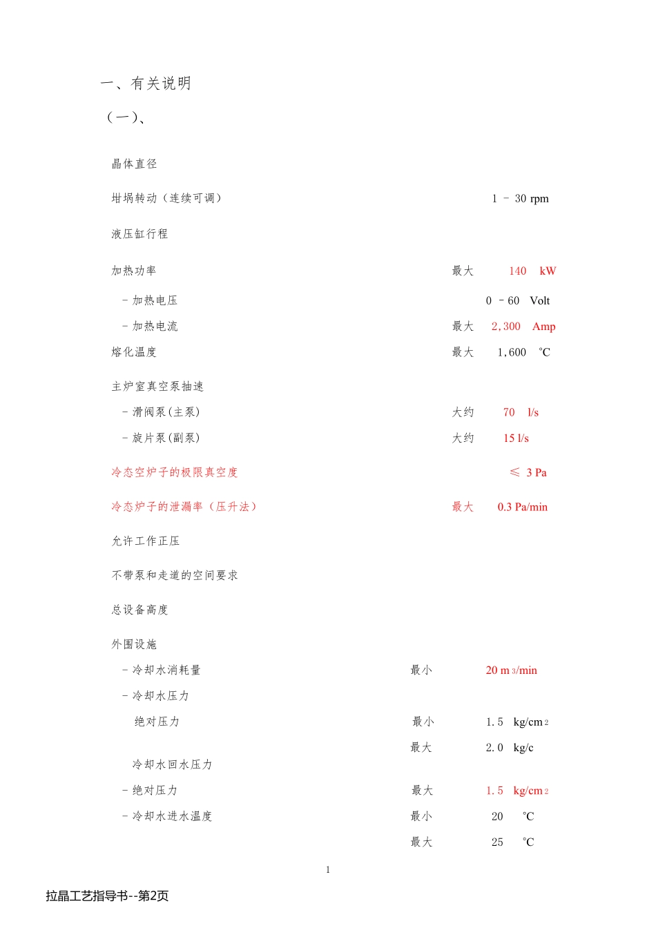 拉晶工艺指导书_第2页