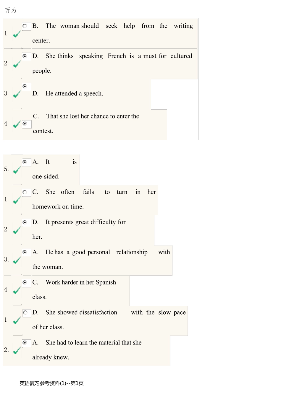 英语复习参考资料(1)_第1页