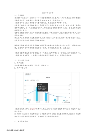 小红书平台分析