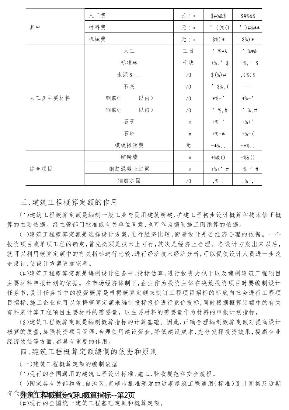 建筑工程概算定额和概算指标_第2页