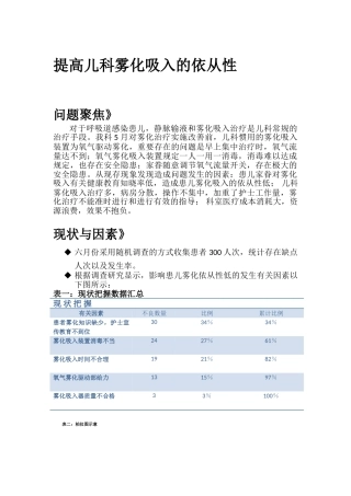 2025年提高儿科雾化吸入的依从性