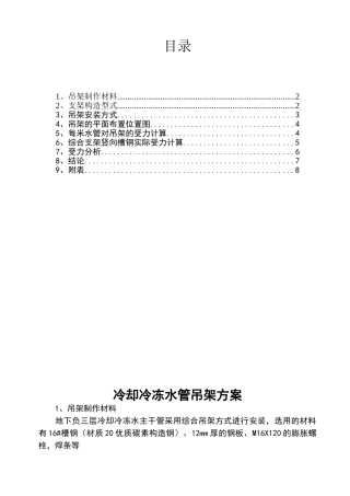 2025年冷却水管支吊架方案