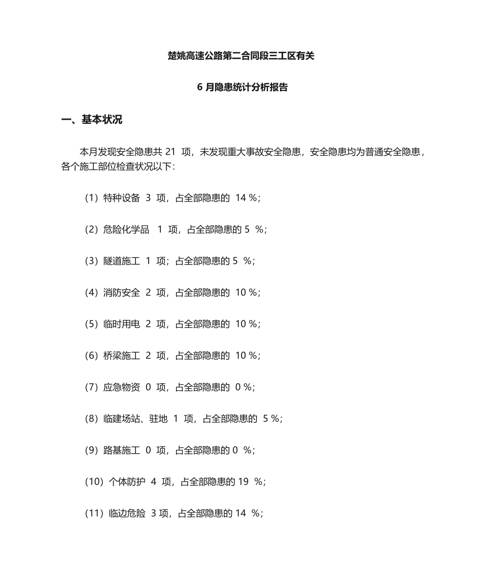 2025年隐患统计分析报告_第2页