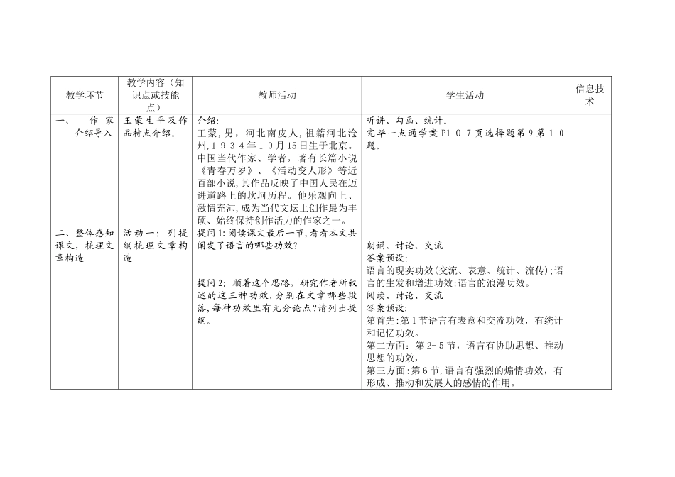 2025年语言的功能教案_第2页