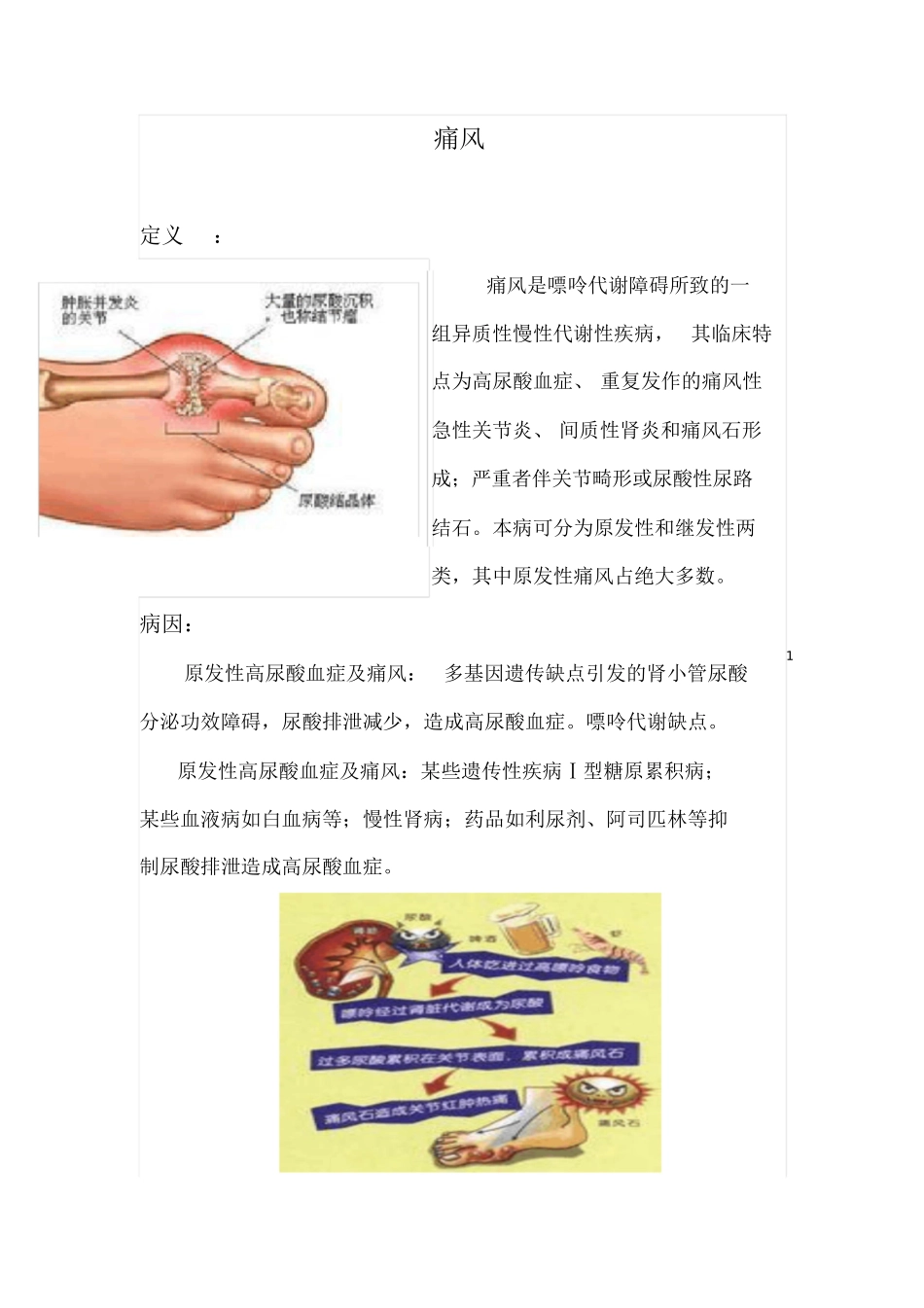 2025年痛风健康教育新版_第1页
