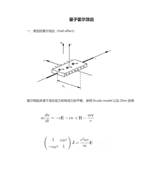 2025年量子霍尔效应