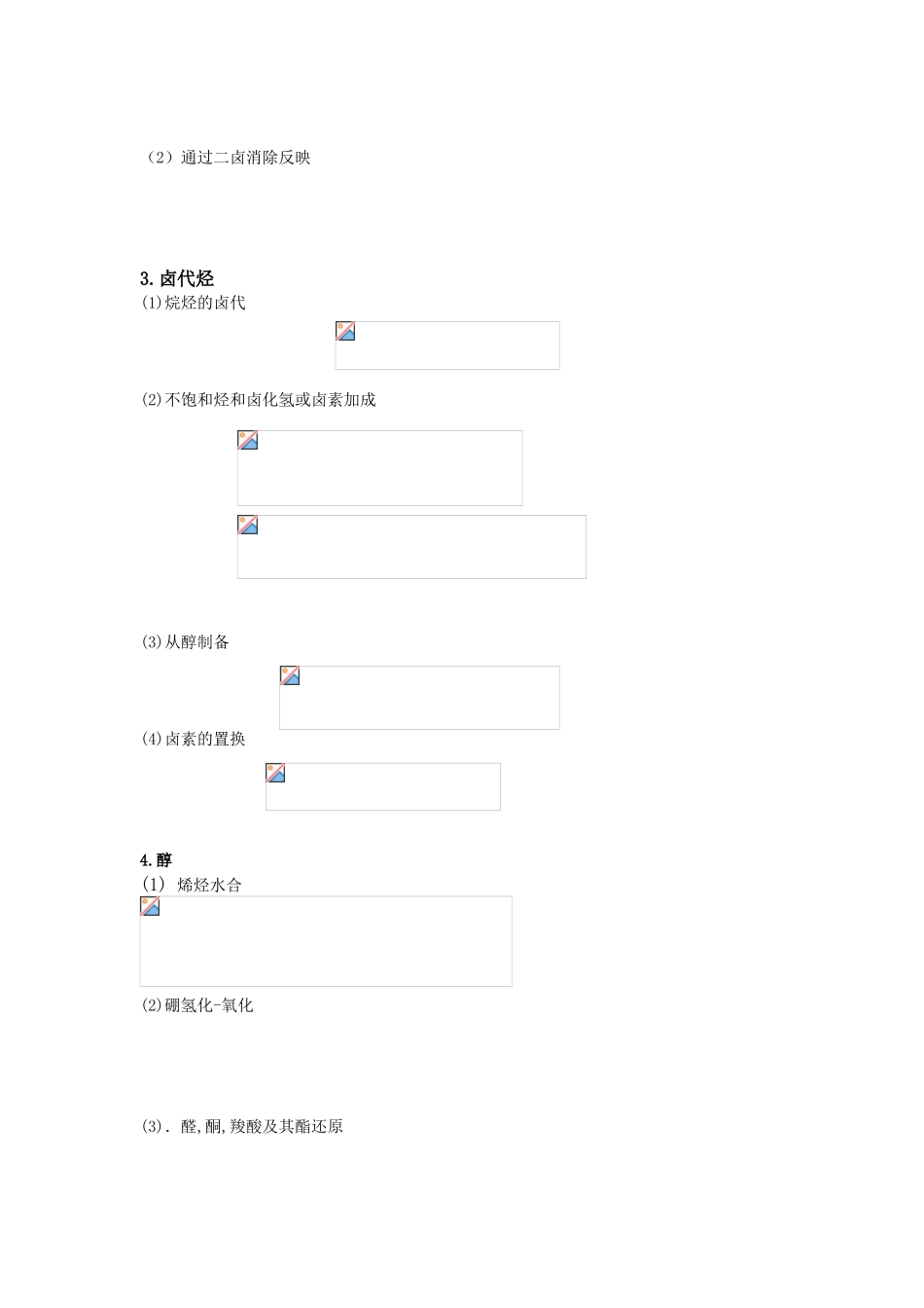 2025年有机化学合成总结_第2页