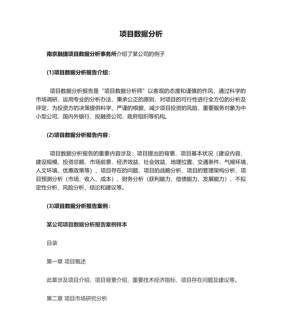 2025年项目数据分析报告实例_第1页