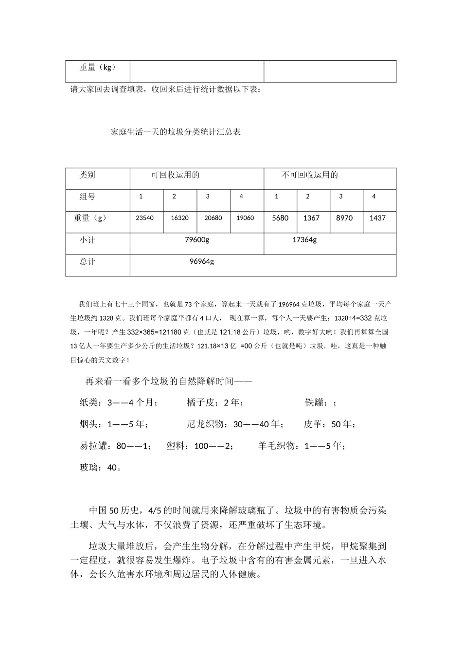 2025年家庭生活垃圾调查报告_第2页