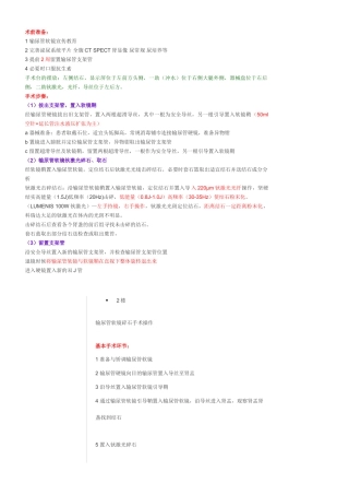 2025年输尿管软镜技术
