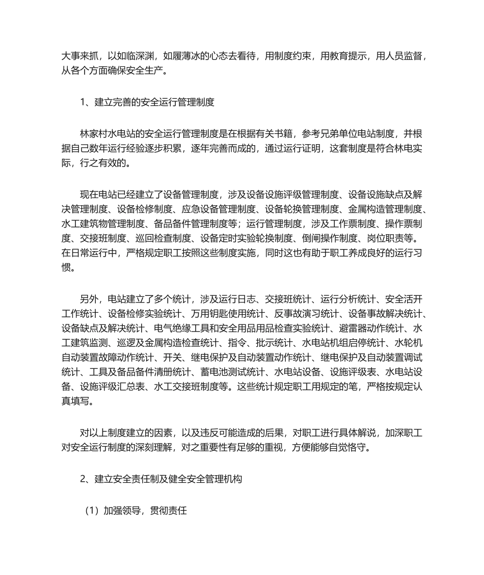 2025年水电站运行及安全管理报告_第2页