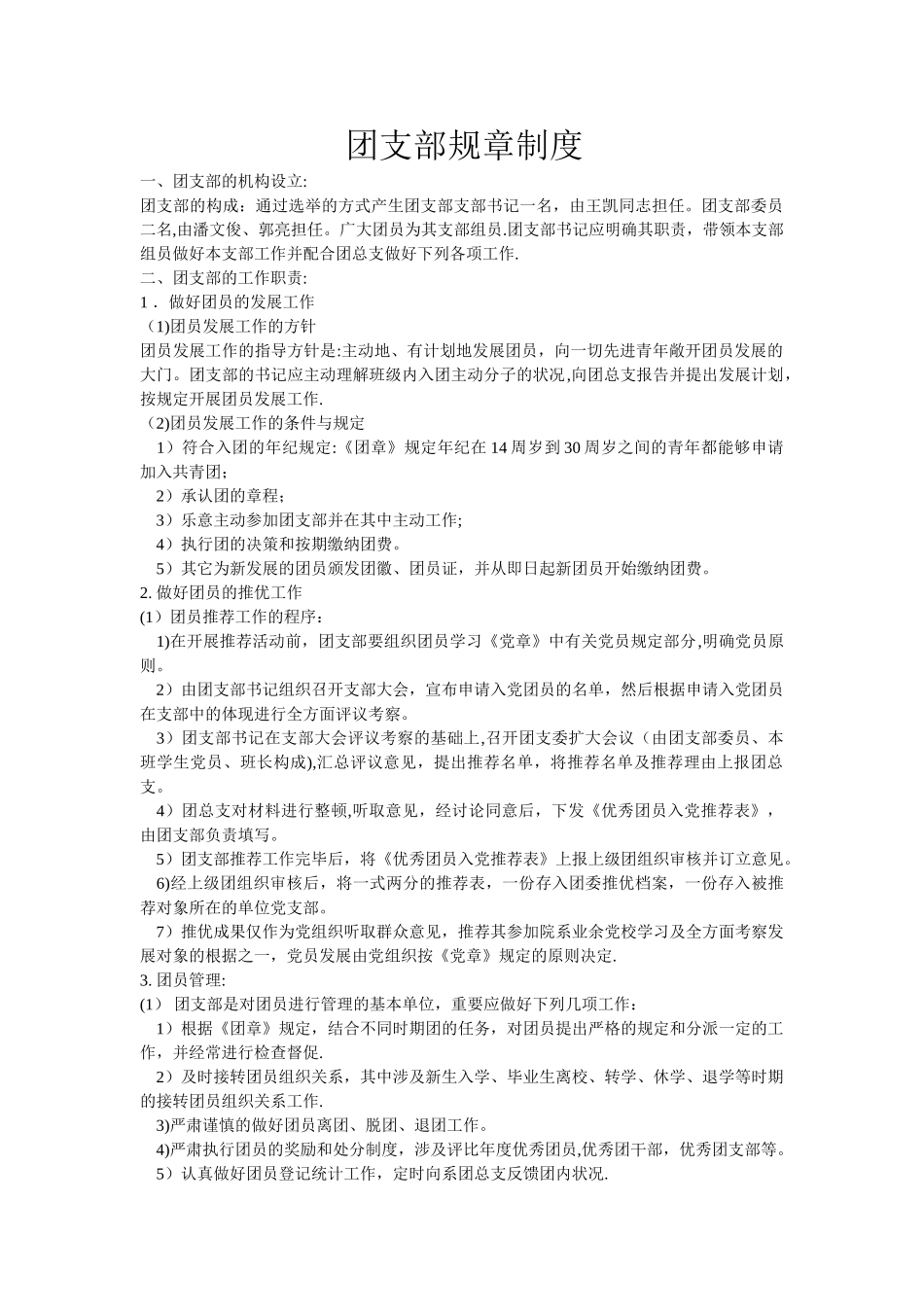 2025年团支部规章制度_第1页